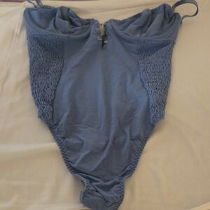 Blue One-Piece Bodysuit
